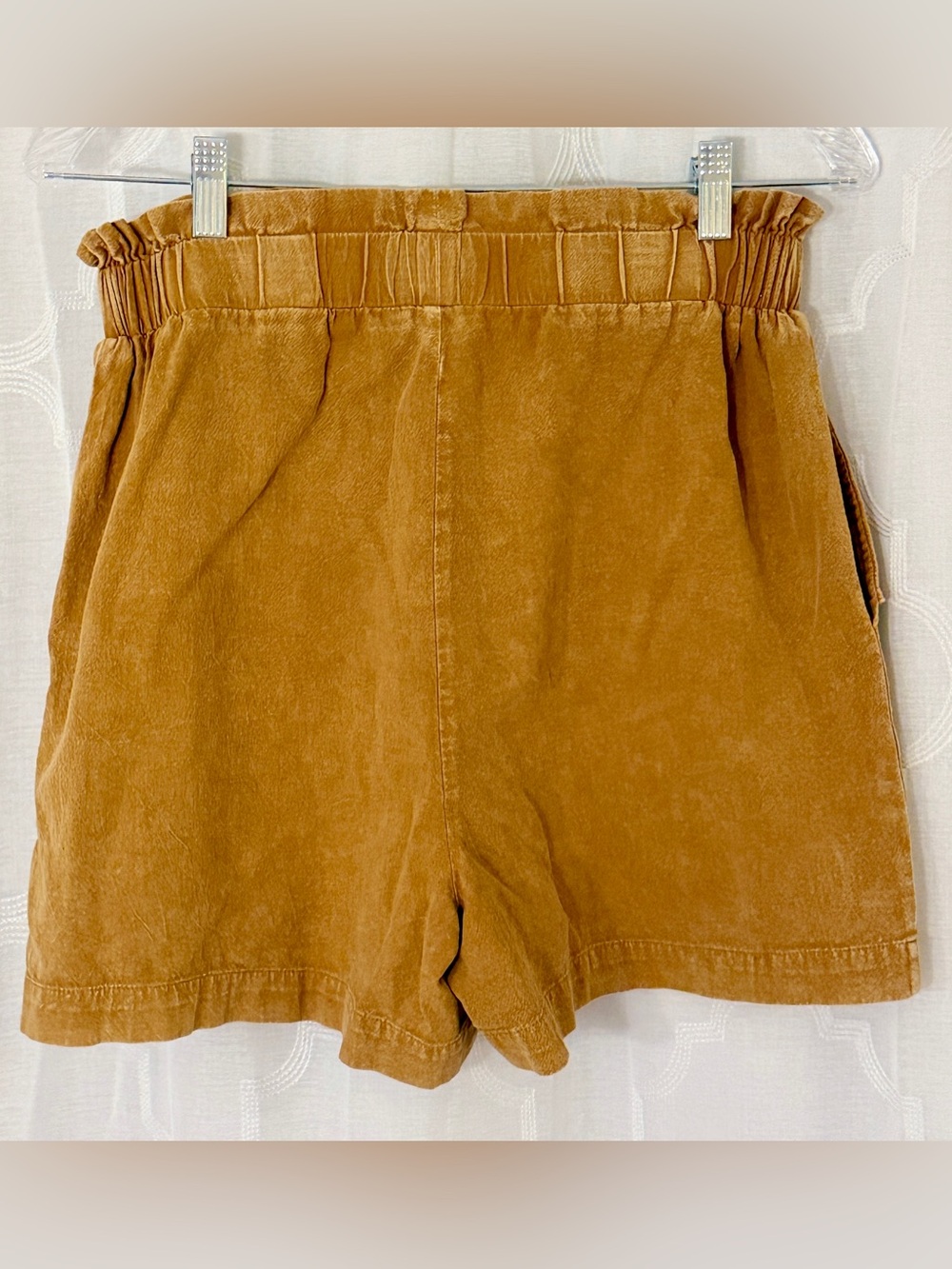 Jane and Delancey Rust High Waisted Shorts | Size Small - Picture 5 of 7